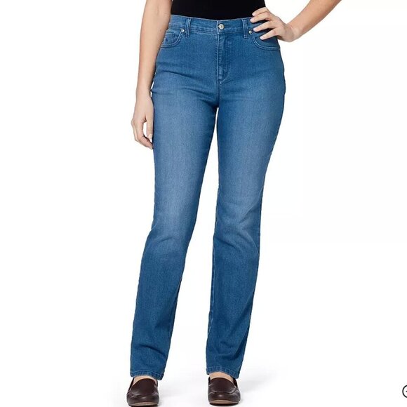 Gloria Vanderbilt High-Waist Amanda Classic Jeans, 12P Short - Picture 1 of 10